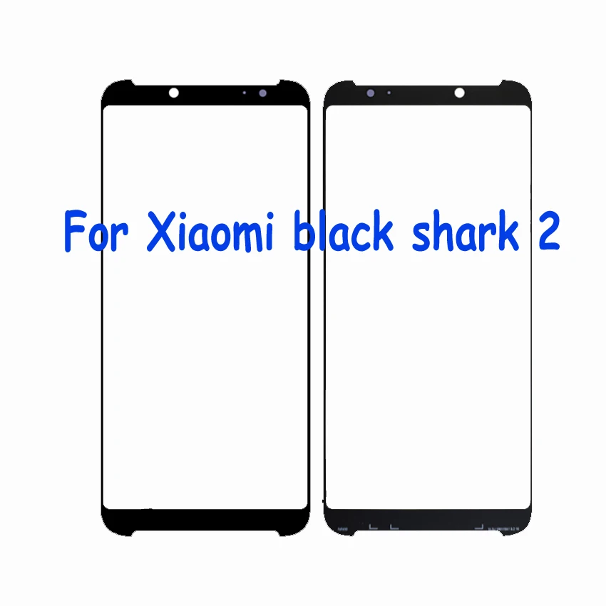 For xiaomi mi black shark 2 Front LCD Glass Lens touchscreen Touch screen Outer Screen blackshark without flex | Мобильные телефоны