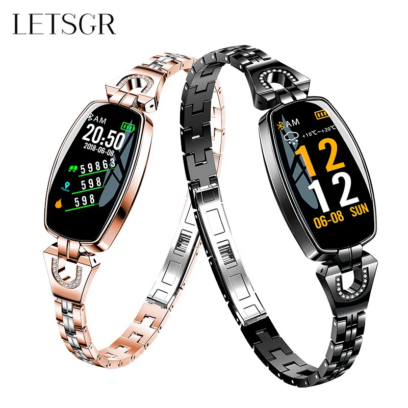 

LETSGR New Arrival Fashion Waterproof Women Lady Elegant Smart Watch Bluetooth Fitness Sports Smartwatch for Android IOS Phone