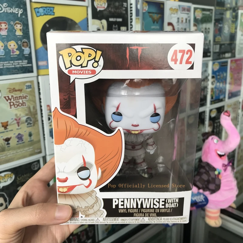 Эксклюзивный FUNKO POP официальный ужас: это Pennywise с париком воздушный шар Виниловая