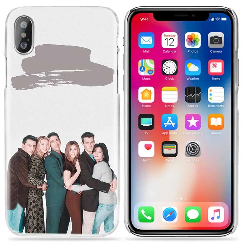 04 Чехол Friends tv Show для iPhone XS Max XR X 10 7 7S 8 6 6S Plus 5S SE 5 4S 4 5C 11Pro, Роскошный чехол, жесткий пластиковый чехол для телефона - Цвет: 04