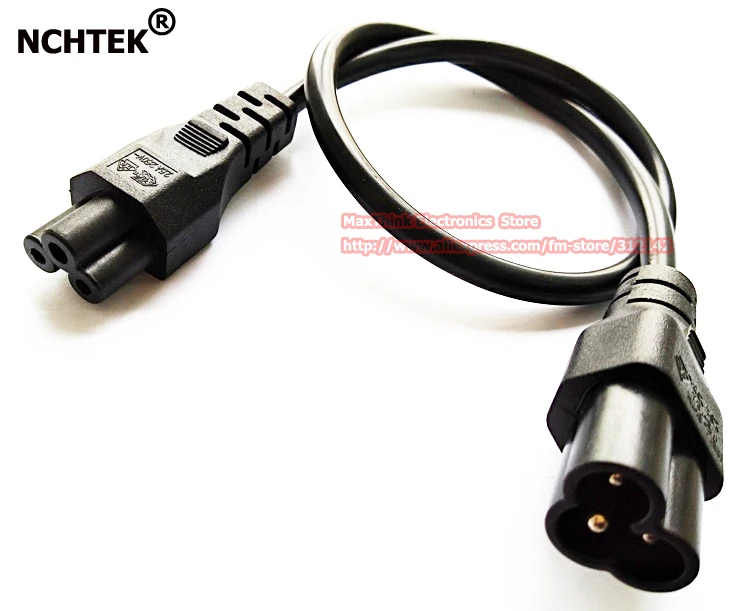 Удлинительный шнур NCHTEK IEC 320 C5 мама-C6 папа кабель Micky 3Pin папа-мама 0 5 м/Бесплатная