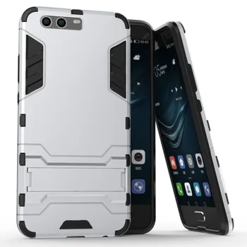 

Coque for huawei P10 Plus Phone case for Huawei P10 Lite Armor hybrid PC + TPU 2in1 sport case with Kickstand cover P10