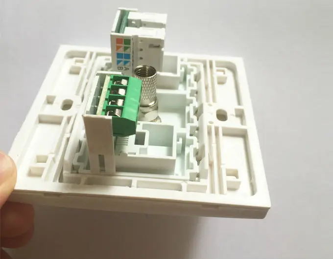 86 style socket RJ45+ TV + RJ11 pic 5