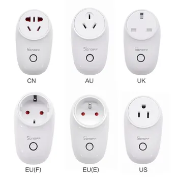 

Sonoff S26 WiFi Smart Socket Wireless Plug Power Socket Smart Home Switch For Amazon Alexa Google Assistant IFTTT US/UK/CN/AU/EU