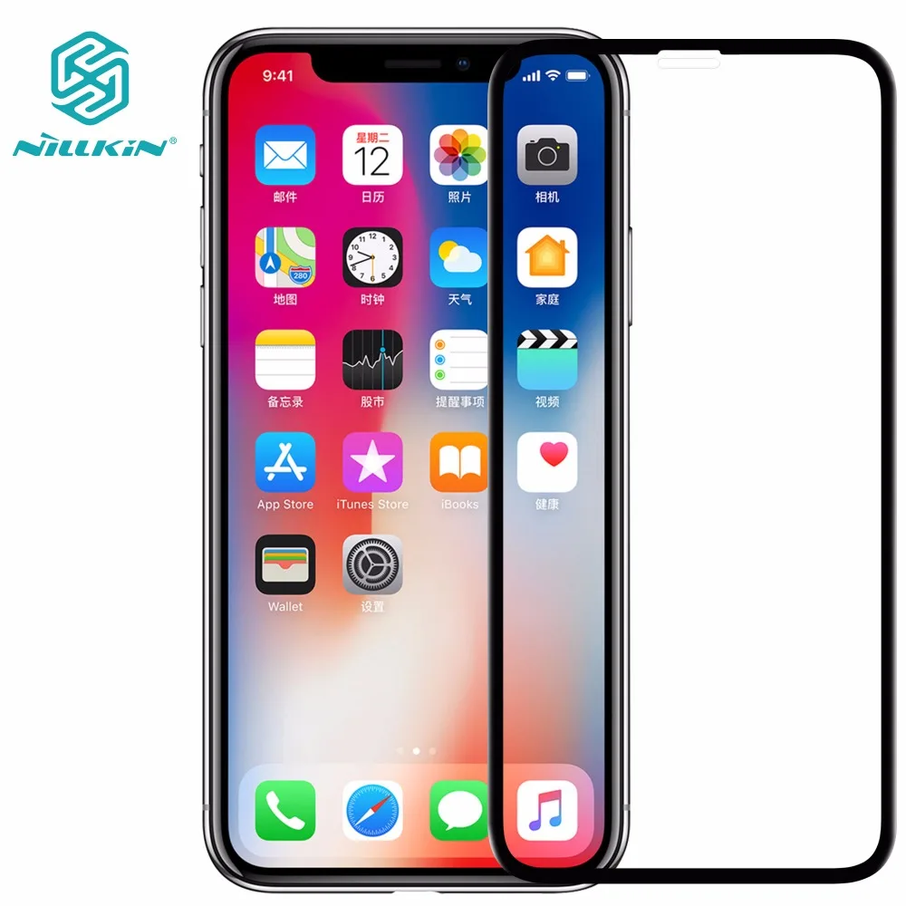 Цена NILLKIN Amazing 3D CP + MAX Nano противовзрывное закаленное стекло 9H Защита экрана для Apple iphone XS iphone X полное покрытие стекла