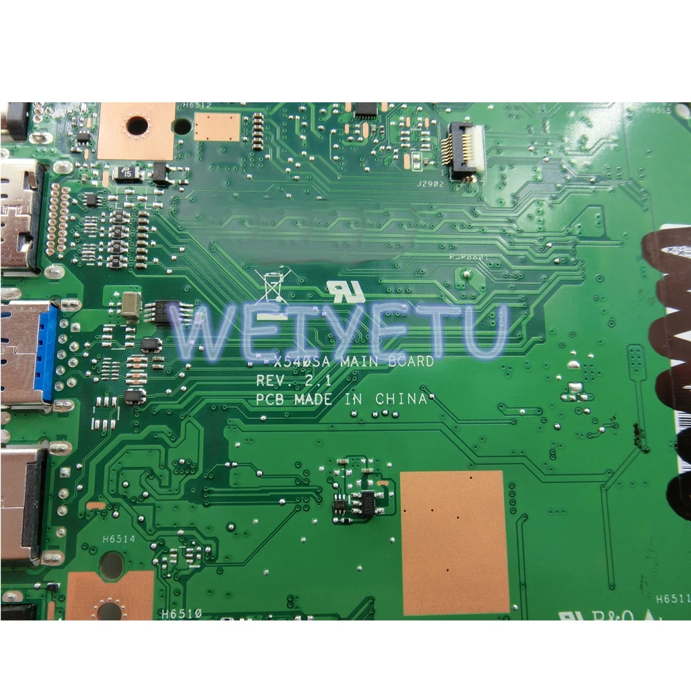 X540SA With DDR3 4GB RAM Motherboard For ASUS VivoBook X540SAA F540S X540S Laptop Mainboard REV 2.1 90NB0B30-R00031