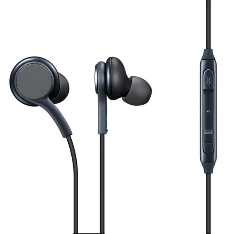 100 шт./лот для S8 наушники-вкладыши стерео наушник с микрофоном для MP3 MP4 samsung Galaxy S4 S3 S5 i9300 i9800 S8 S7 край - Цвет: black
