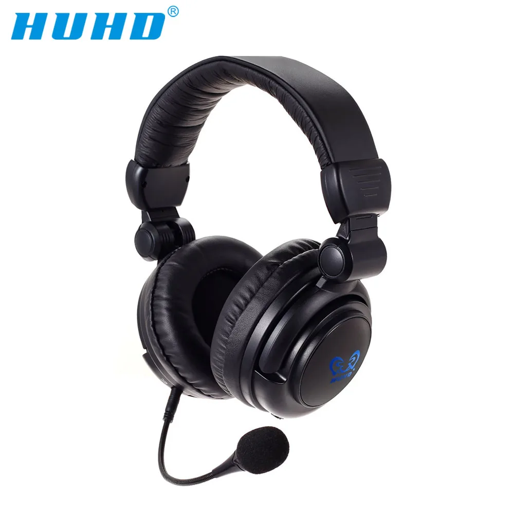 Беспроводная стереогарнитура HUHD игровая гарнитура с микрофоном 2 4 ГГц для PS4 xbox