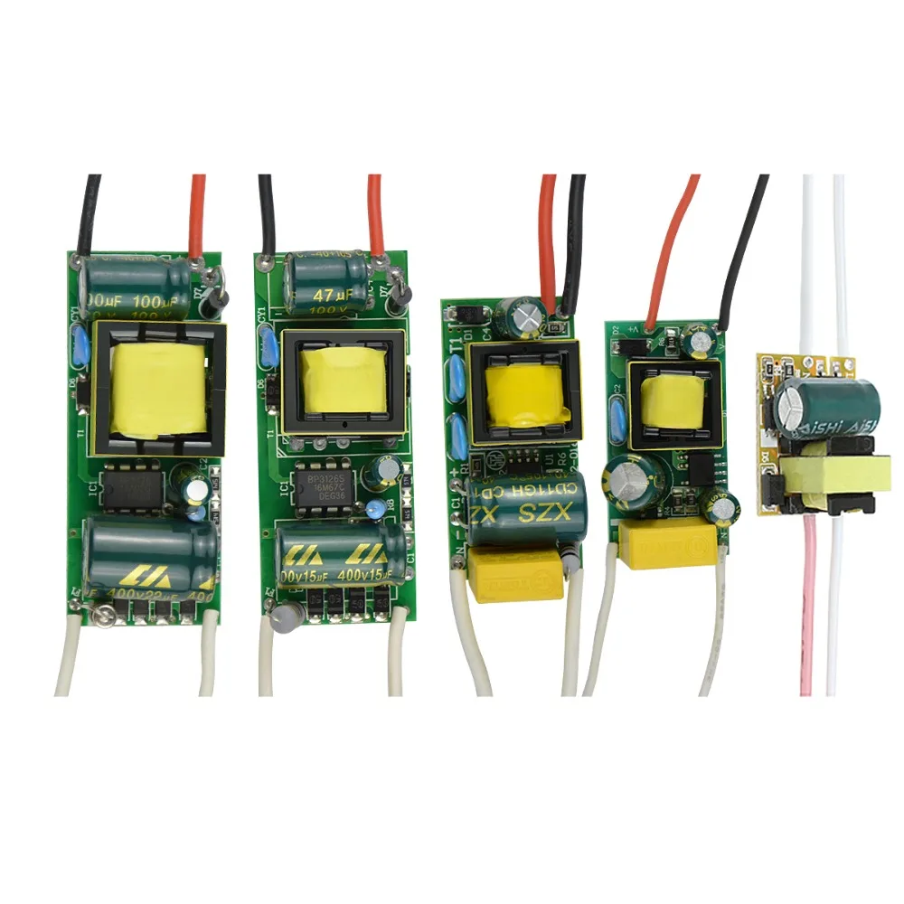 

AIMENGTE Constant Current LED Driver 1-3W 4-7W 8-12W 12-18W 18-25W 300mA Isolated Power Supply Board AC110-220V to 9V-85V