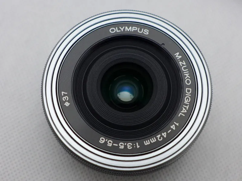 Серебряный OLYMPUS M ZUIKO 14 42 мм f3.5 5 6 Объективы EZ для Olympus EM10 EM5 EP5 EP3 EPL5 EPM2 Panasonic GF2 GF3 GF5 GX1
