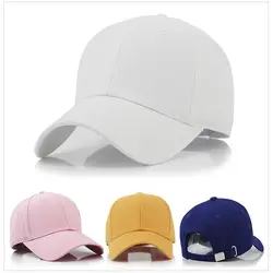 Кепки s для Для женщин Сплошной Цвет Хлопковые бейсболки женские Высокое качество шляпа Открытый Повседневное солнце гольф шляпа Спорт