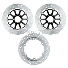 Full Set Round Front+Rear Brake Disc Rotor For HONDA XL 1000 V Varadero 2003-2011 XL1000 VA Varadero ABS 2004-2011