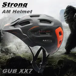 Сильный AM GUB XX7 шлем сверхлегкий 18 вентиляционные отверстия спортивный Велоспорт шлем с козырьком горная дорога горный велосипед