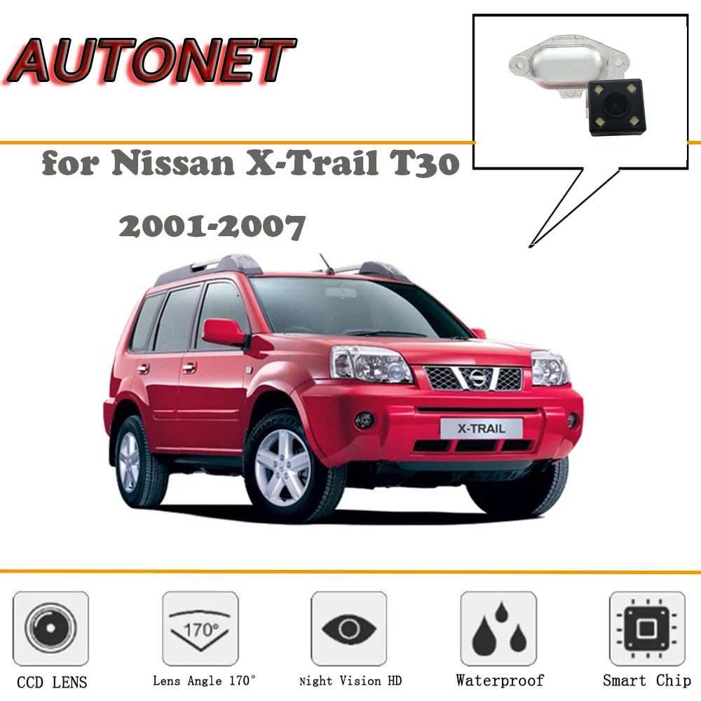 Автомобильная камера заднего вида для Nissan X-Trail Xtrail T30 2001-2007/CCD/ночного