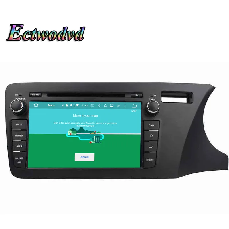 Flash Deal Ectwodvd Octa Core 4G RAM 64G ROM Android 9.0 Car Multimedia DVD Player GPS HeadUnit For Honda CITY 2014 Right 5