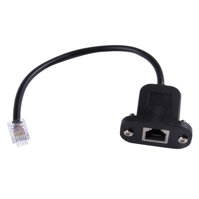 Connecteurs RJ12 6P6C - Lot De 50 Pièces - Adaptateur Téléphonique Modulaire - Pour Ligne Bout