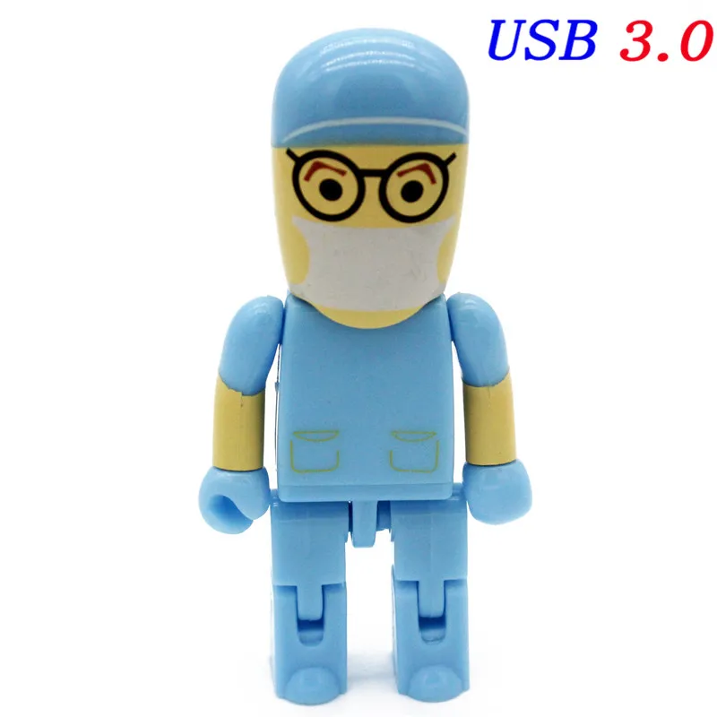 JASTER speed Usb3.0 мультфильм доктор серия USB флэш-память 4 ГБ 8 ГБ 16 ГБ 32 ГБ 64 Гб клиника медсестры Флешка креативная карта памяти - Цвет: G