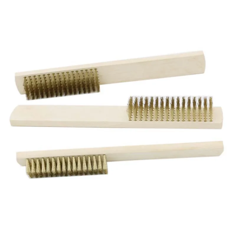 Diy Tool Copper Plating Steel Wire Brush Industrial Brass Cleaning
