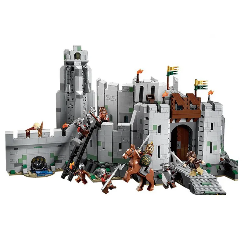 

The Lord of the Rings The Battle Of Helm's Deep Model Building Kit Block 1368Pcs Bricks Toys Compatible With Legoings