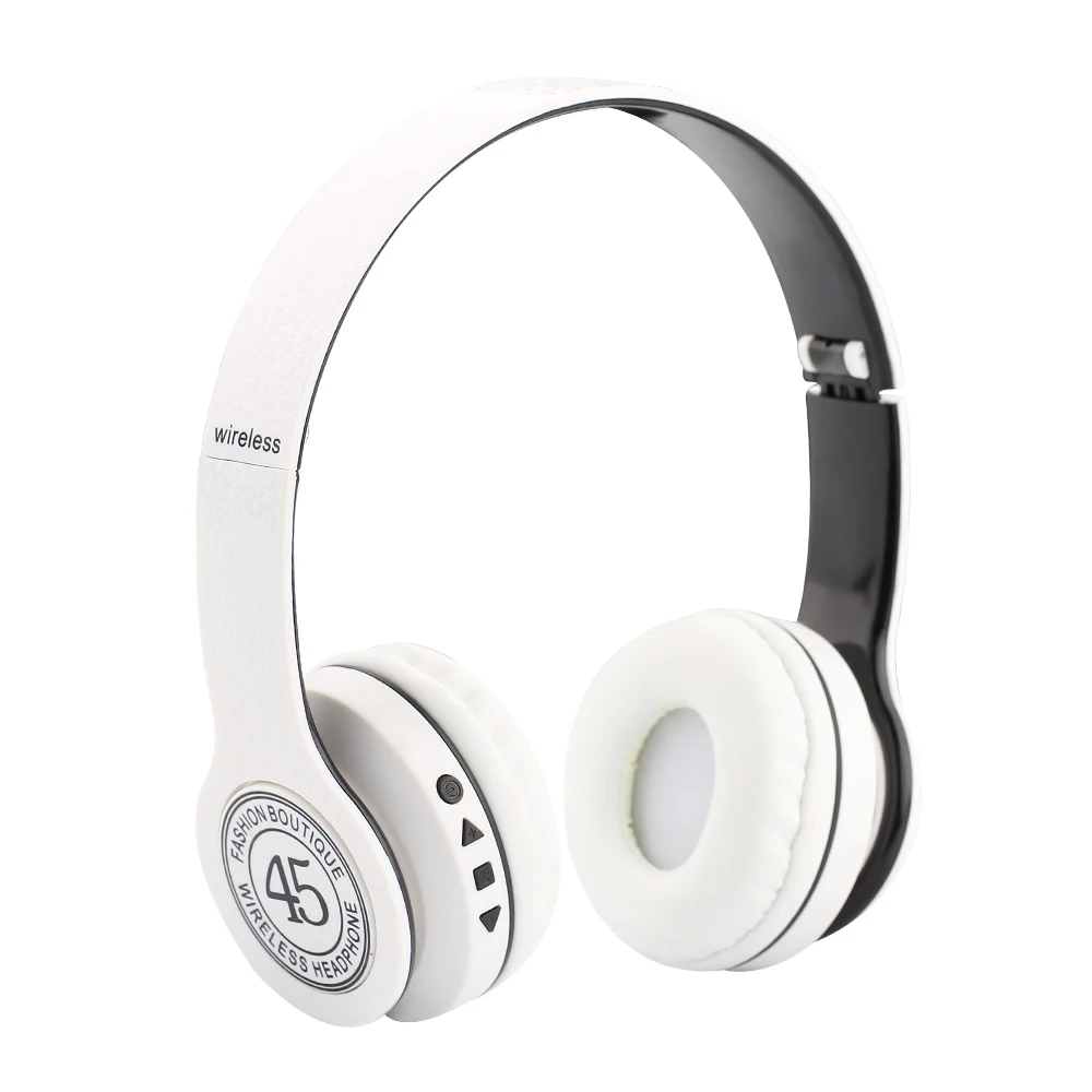 

New Wireless Stereo Headsets Bluetooth Headphones Earphone with Microphone Support TF Card FM Radio Mp3 for Iphone Smart phone