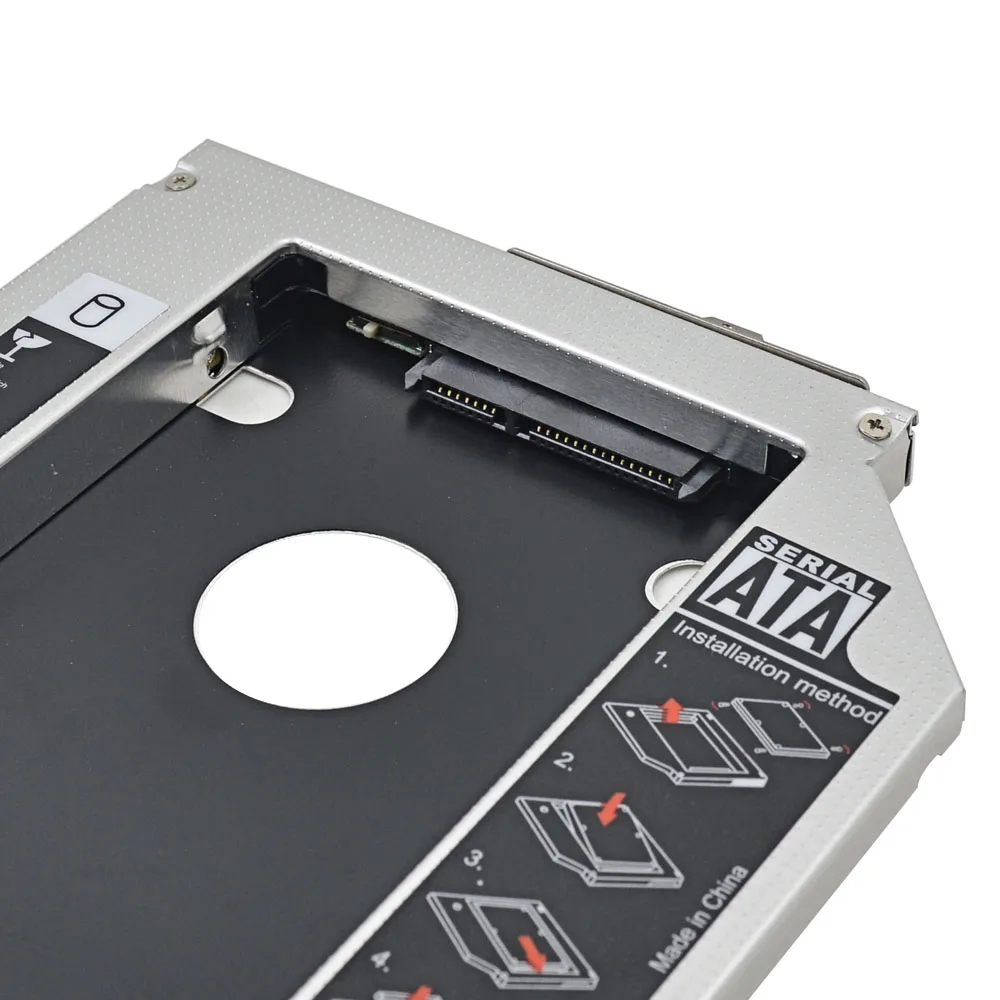 Для hp EliteBook 8470P 8460W 8460P 8470W Optibay 2nd HDD Caddy 12,7 мм SATA3.0 для 2,5 ''SSD DVD HDD чехол Корпус CD-ROM адаптер