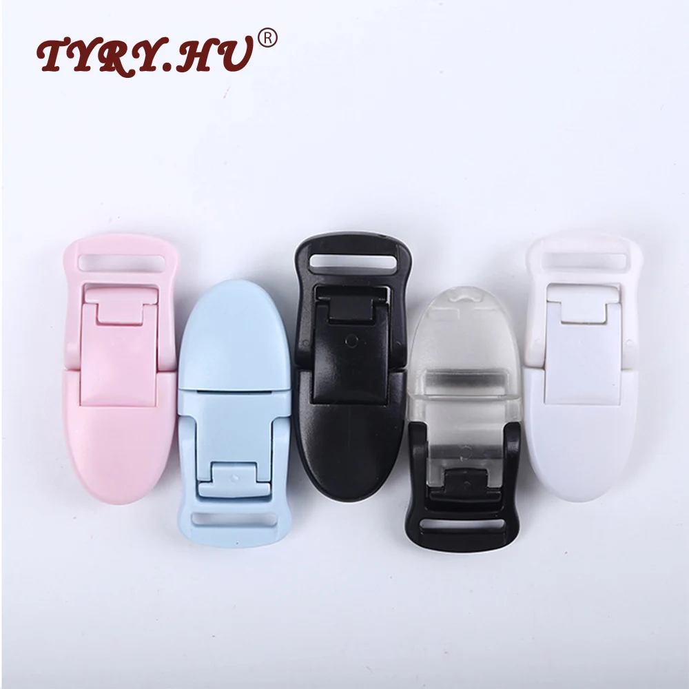 

TYRY.HU 25Pcs/Lot Useful Round Head Pacifier Clips 15Tail Multifunction Anti-Off Clips Non-Toxic Baby Can Chew DIY Accessories