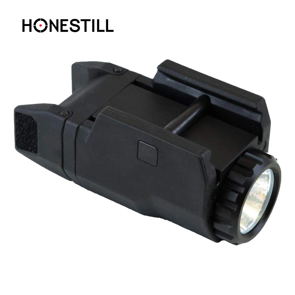 

Tactical Weapon Mounted Glock Flashlights Led light 200 lumens APL-C Compact Auto Pistol Light Mini White Flashlight Hunting