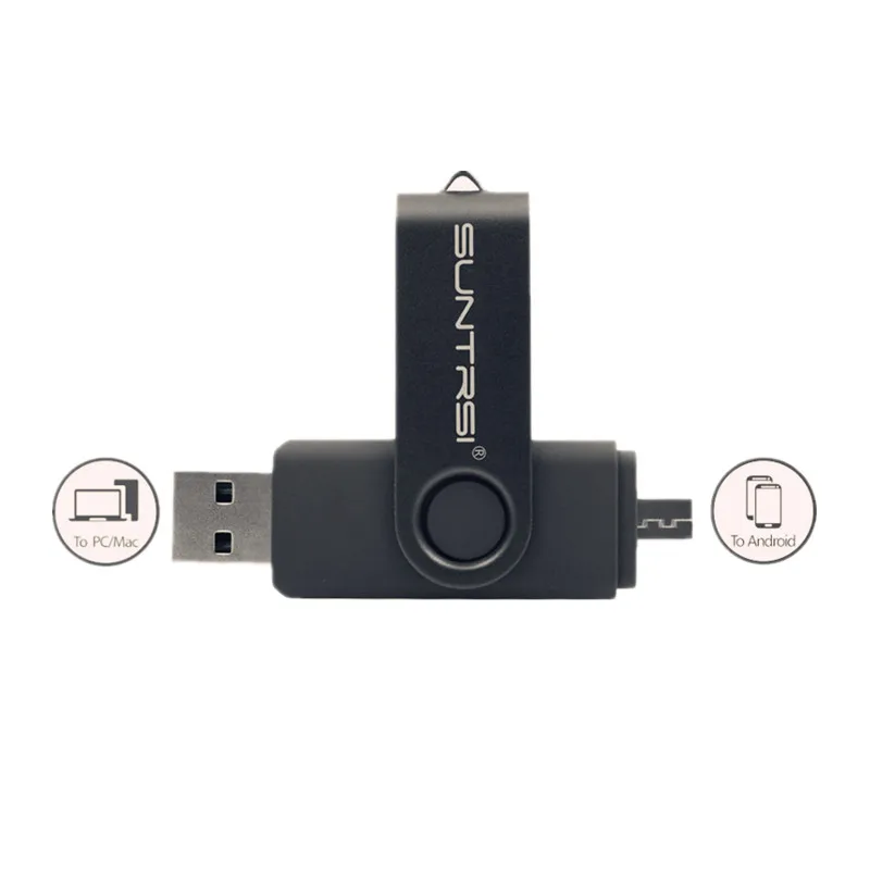 Suntrsi usb флешка 64 ГБ 32 флеш накопитель OTG Внешняя память 16 Гб Флешка 8 для смартфона