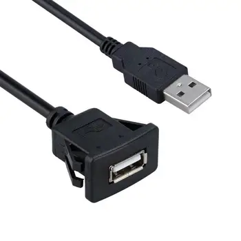 

Adeeing 1M Car USB 2.0 Extension Lead Cable Auto Dashboard Adapter Cord General Application USB Extension Cable r30