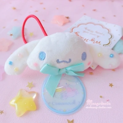 Милые 5 видов стилей мини маленький Twin Stars My Melody плюшевые ободки для волос головные уборы для обувь девочек Подарки Украшения - Цвет: Красный