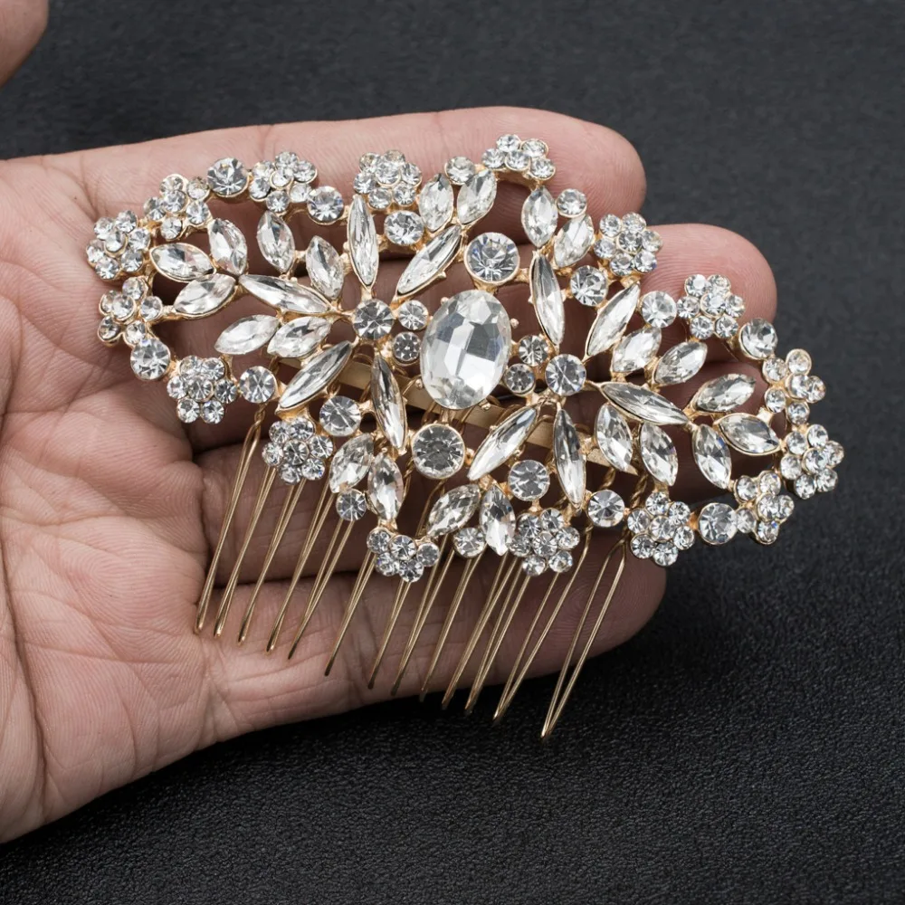 New Fashion Wedding Bridal Hair Comb Hairpins Classic Design Rhinestone