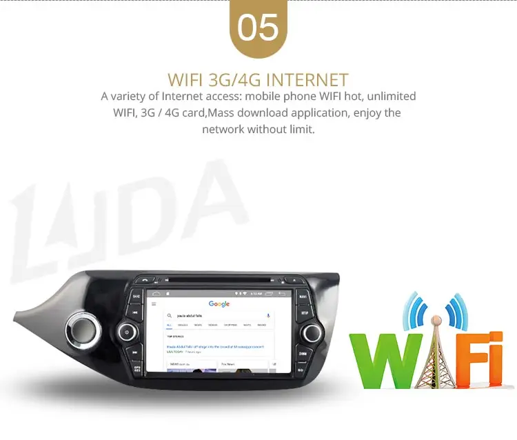 Clearance LJDA Android 9.1 Car DVD Player For KIA Ceed 2013 2014 2015 GPS Navigation 2 Din Car Radio Multimedia WIFI Stereo IPS Auto Audio 7