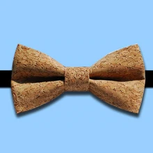 Новинка мужской галстук-бабочка из древесных опилок