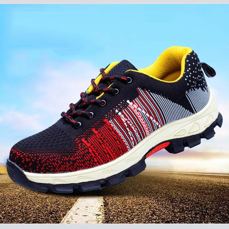 

Men Boots Anti-static Work Safety Boot Breathable Men Shoes Anti-smashing Piercing Safety Shoes Slip-on Indestructible Shoes