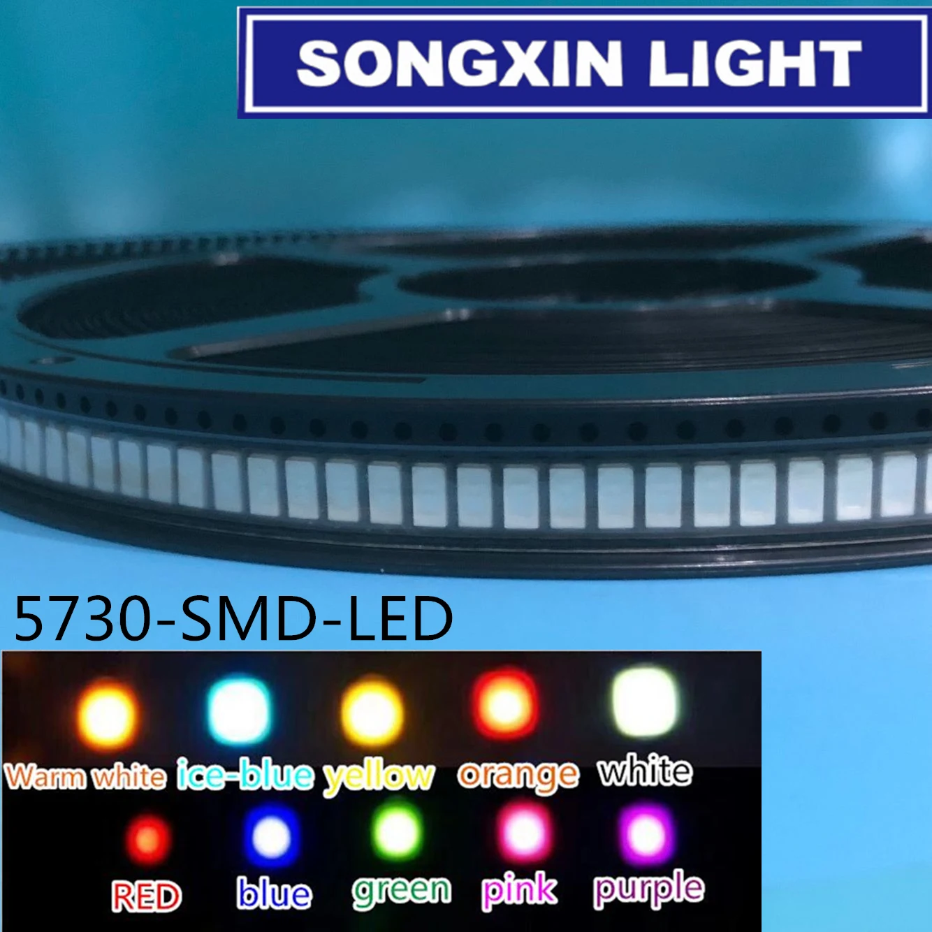500 шт. 5630 SMD LED поверхностное крепление 5730 ультра Birght диод белый/теплый
