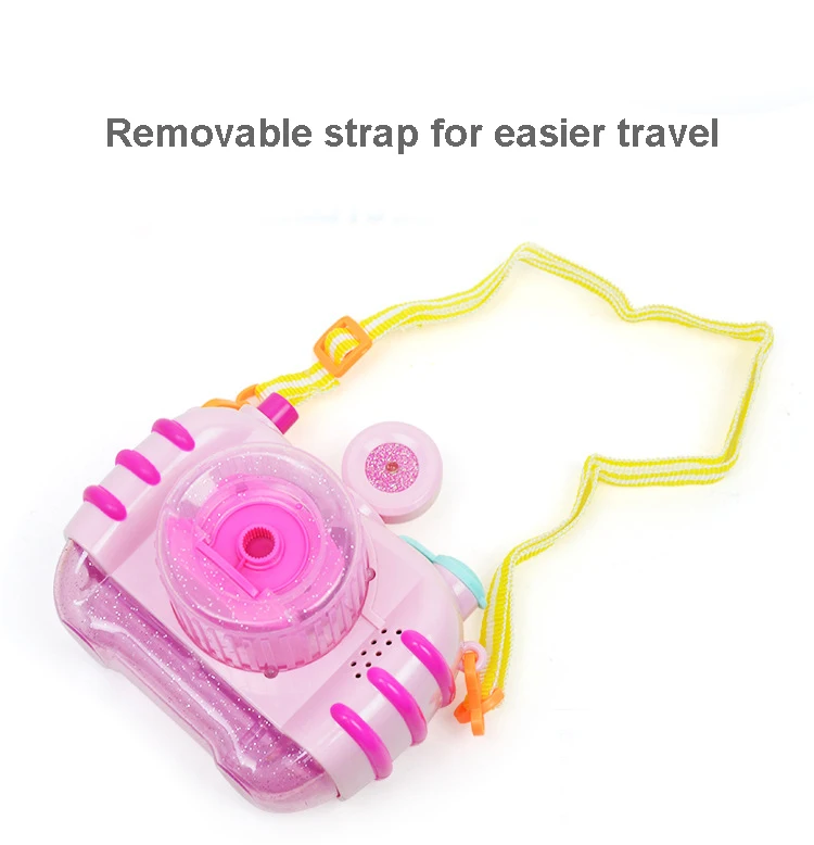 Funny Electric Magic Bubble Blower Machine Cartoon Camera Automatic Bubble Maker With Light Music For Child Kids Outdoor Toys  (12)