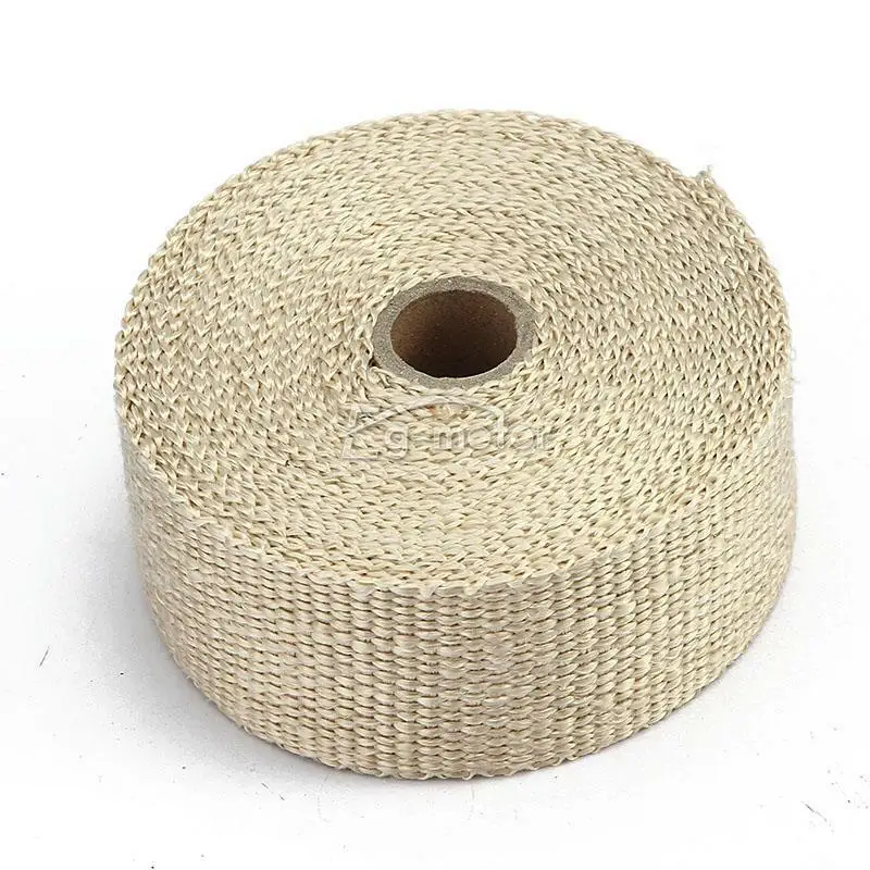 

5M HIGH HEAT EXHAUST INSULATION HEADER PIPE TAPE WRAP FIREPROOF FABRIC CLOTH