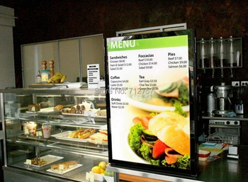

Free Shipping A1 Size Magnetic Led Menu Board Light Box for Fast food/ Restaurant