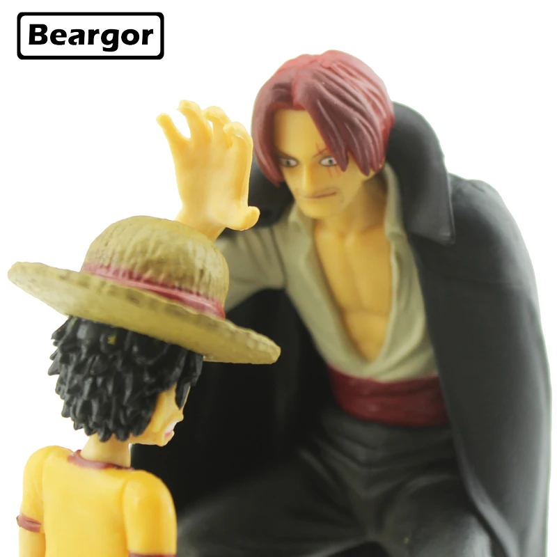 5 &quotone piece Аниме ребенок Обезьяна D Луффи и Shanks рыжие DS ver. Штучной упаковке 13 см ПВХ