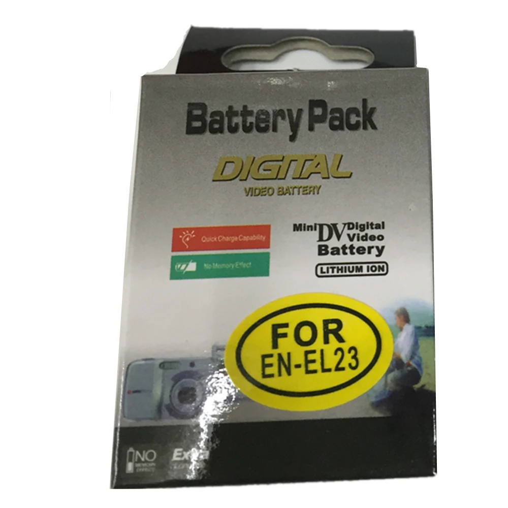 

SOULMATE EN-EL23 lithium batteries pack EN EL23 Digital Camera Battery EN EL23 For Nikon COOLPIX P600 S810c P900 P610