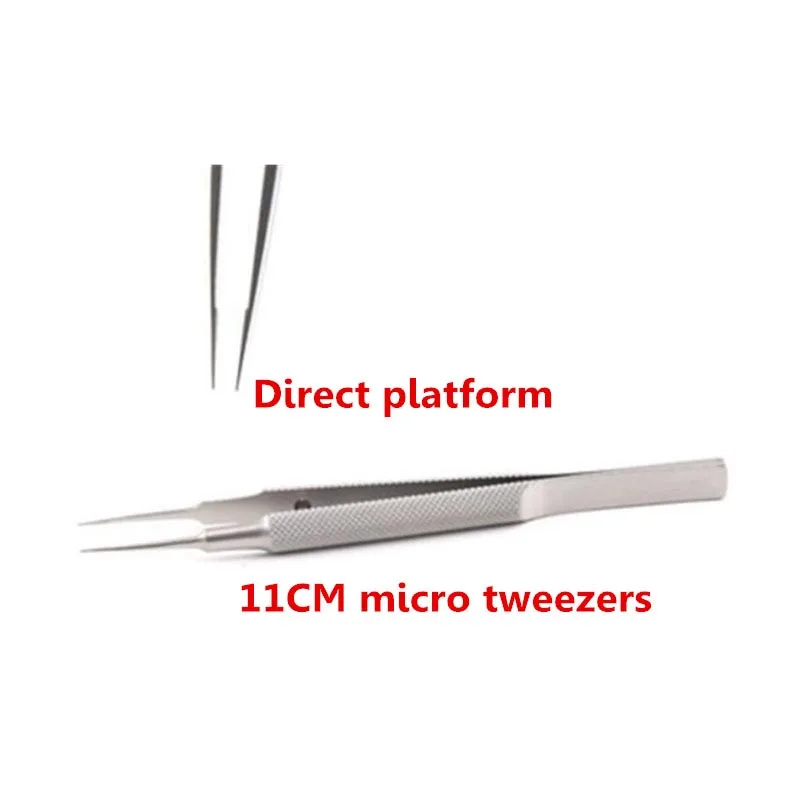 Pinzette-inox-microsurgical-oftalmologia-strumenti-11-cm-microscopica-Diretta-piattaforma-pinzette-pinze-strumento-sperimentale