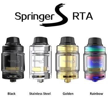 

Original Tigertek Springer S RTA 2.0ml/3.5ml 24mm electronic cigarette rebuildable atomizer tank for vape box mod vs manta RTA