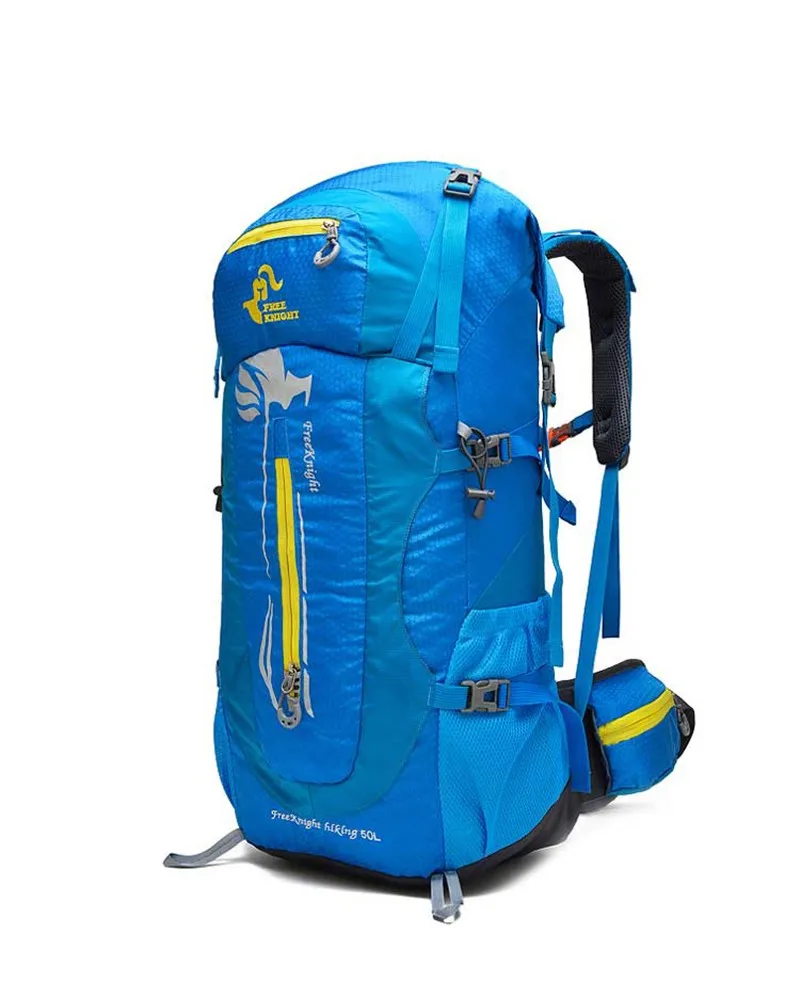 Free Knight 50L Sport Bags Hiking Backpack Waterproof Nylon Women Men Big Capacity Outdoor Mountaineering Travel Backpacks Bag