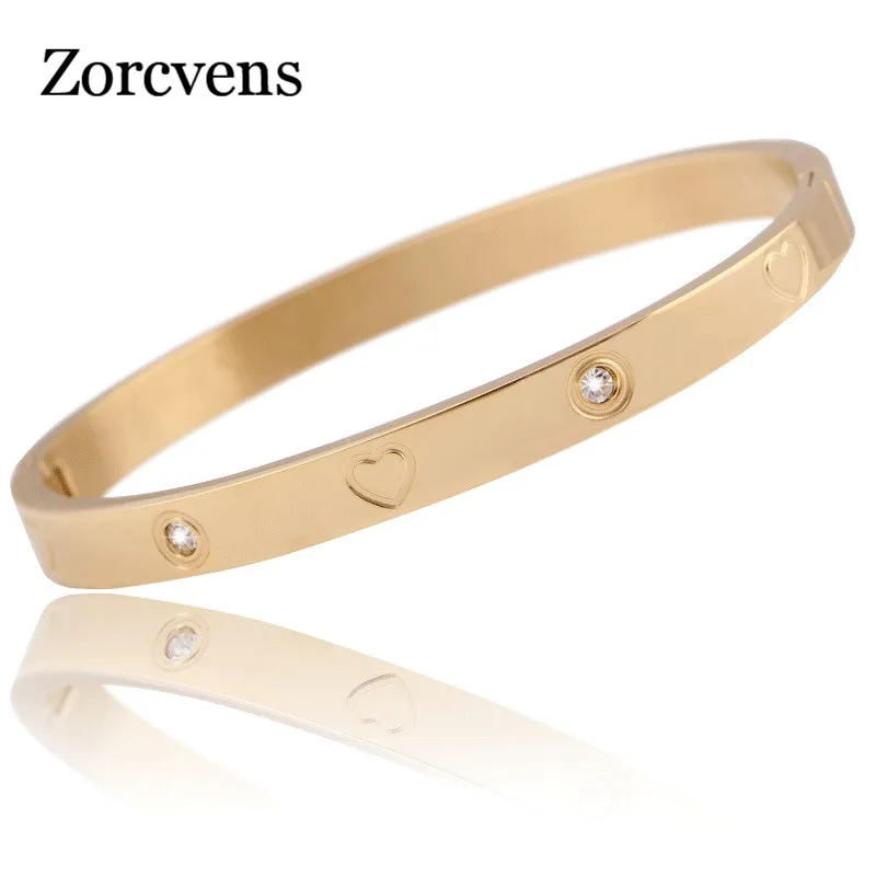

LETAPI Luxury Brand Pulseira Stainless Steel Bracelet & Bangle Gold-Color Crystal Bracelet Jewelry For Women