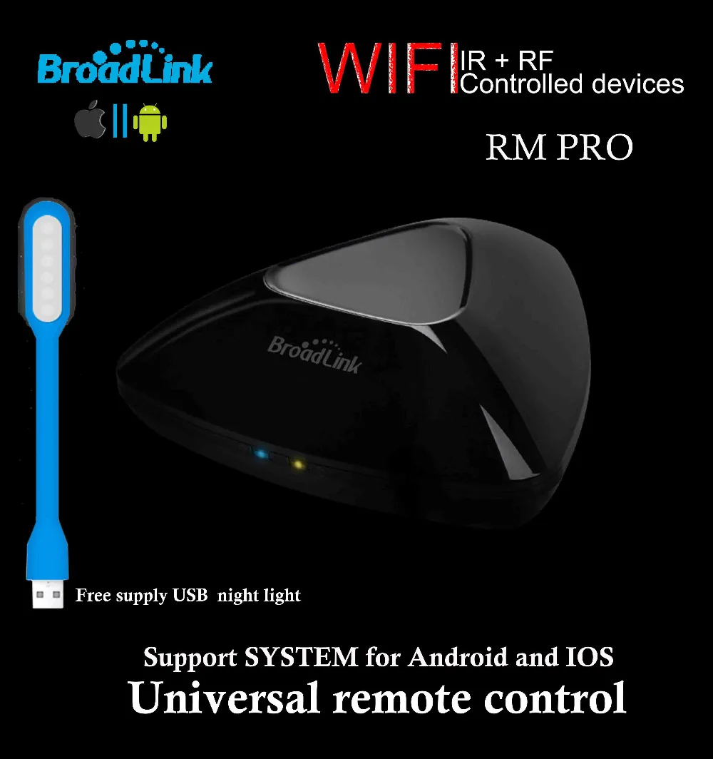

433 / 315MHz learning universal remote programmable with APP+IR + RF +Network control