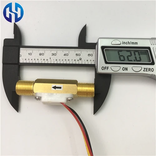-BG1-4 water brass hall flow rate sensor meter  (12)