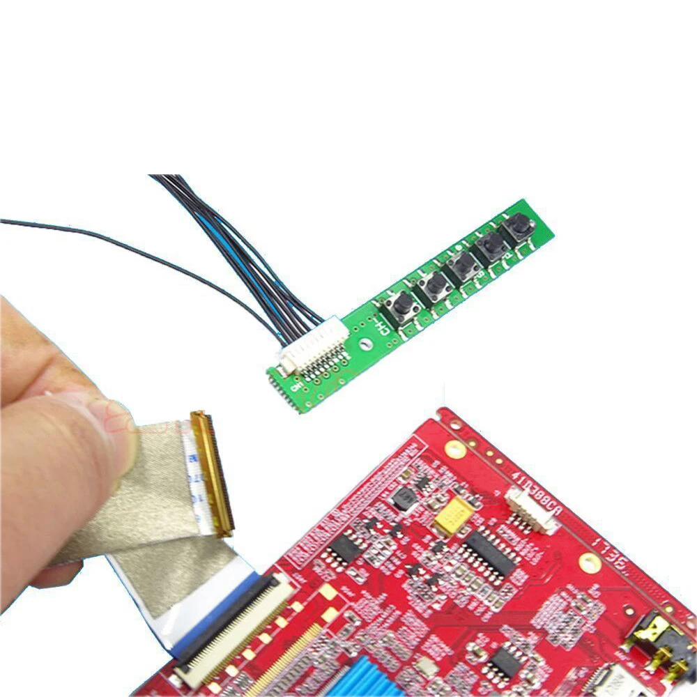 

eDP 4K LCD Controller Board Dual HDMI 2.0+MINI DP Work For B173ZAN01.0 3840x2160