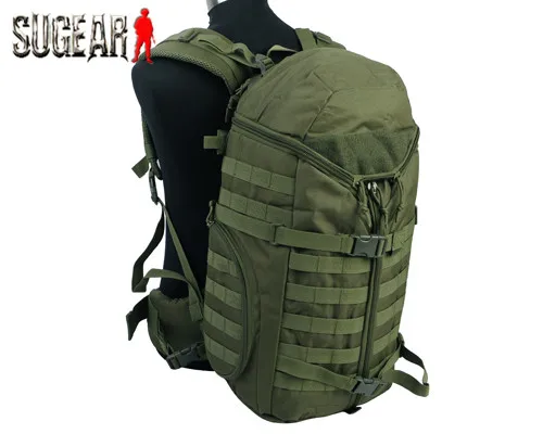 Cheap Airsoft Tactical 600D Cordura Molle Extended Range Big Capacity Army Hiking Camping Bag Military Outdoor Backpack Men Black/OD