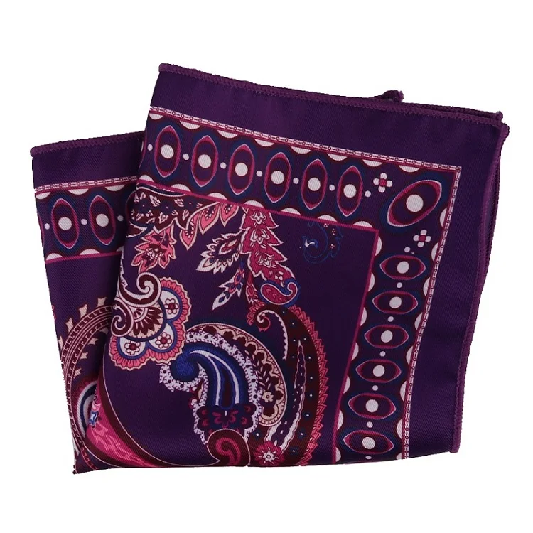 MPK-137pocket square Портной Смит стиль Hankies Яркие Красочные Пейсли карманные квадратные винтажные Платки Шарфы мужские карманные модные аксессуары - Цвет: MPK-137pocket square