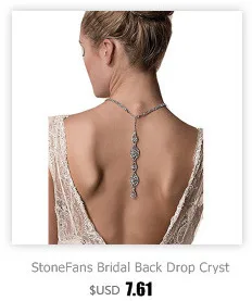 StoneFans, фирменные стразы, колье, модное ювелирное изделие, цветочный Шарм, сексуальные вечерние ожерелья с кристаллами, колье для женщин